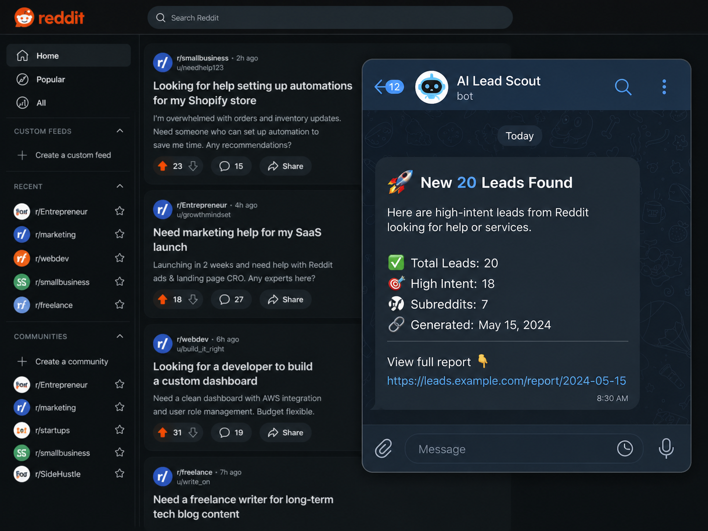 Reddit Lead Discovery