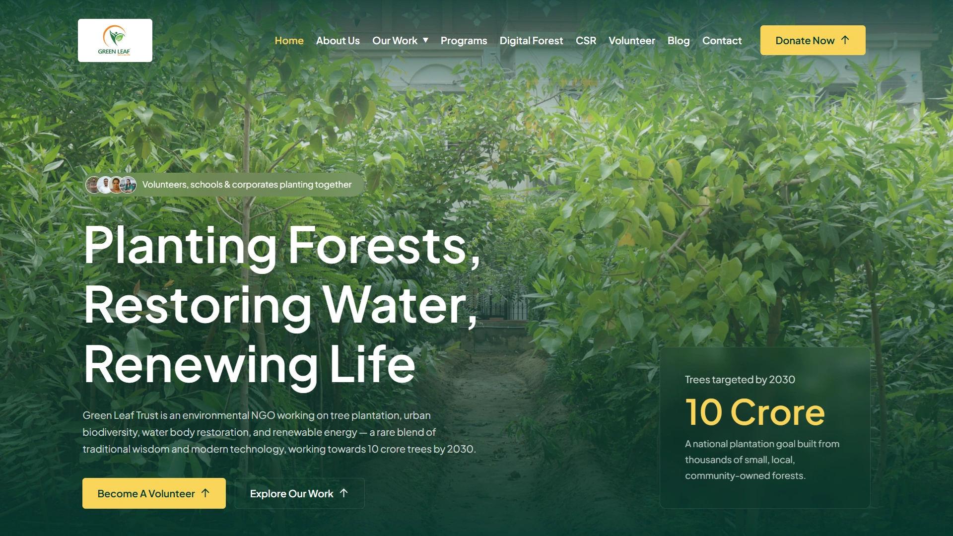 Green Leaf Website